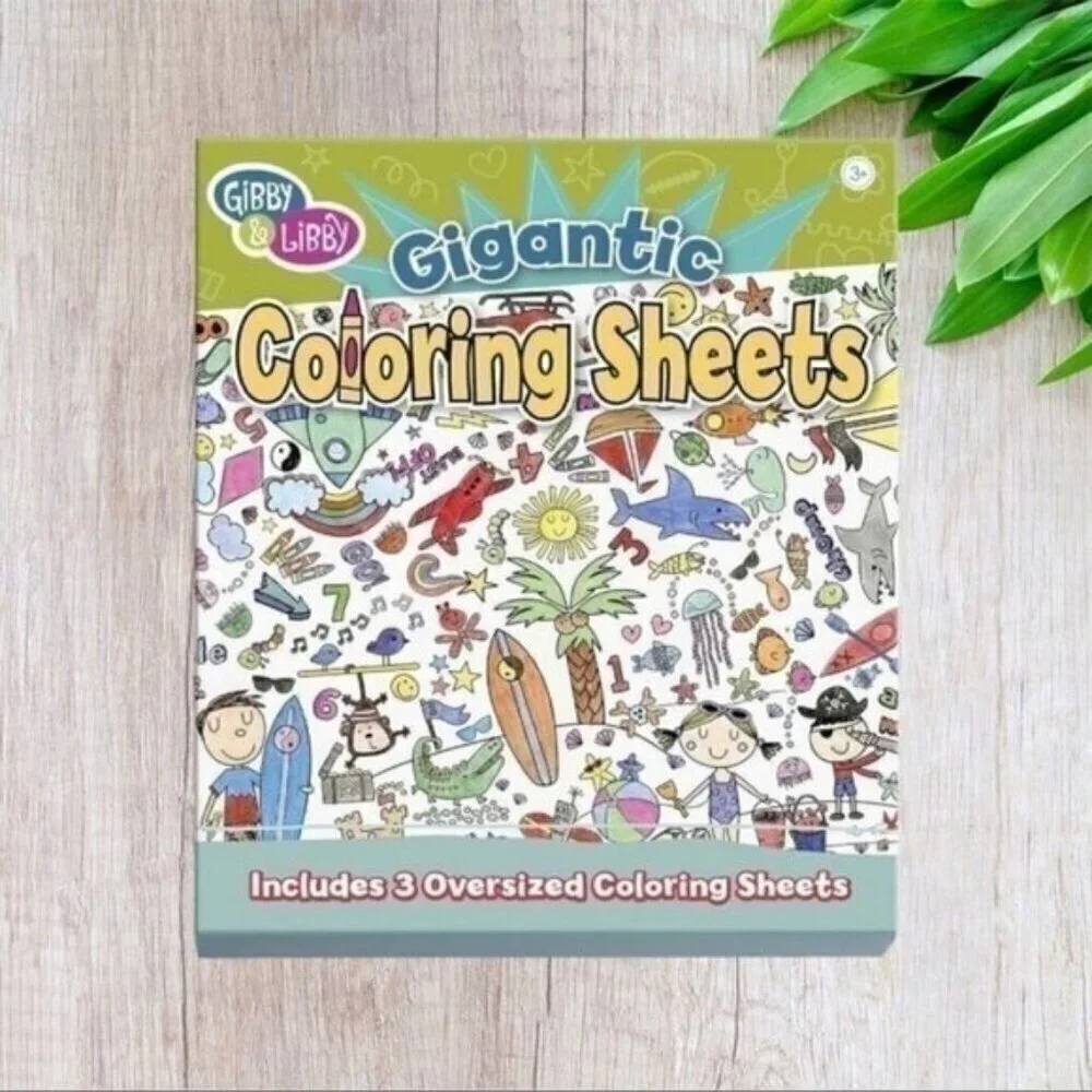 Gibby & Libby Gigantic Coloring Sheets